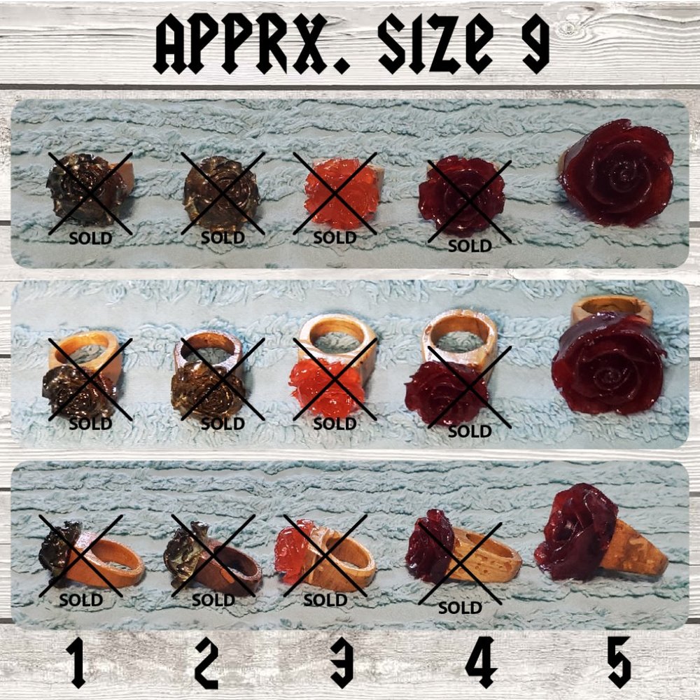 Handmade Wooden Rings